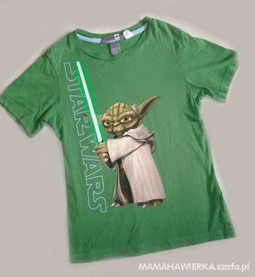 H&M koszulka na 122 128 7 8 lat STAR WARS yoda