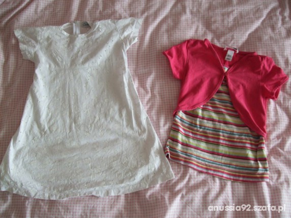 Sukienka i bluzeczka dla dziewczynki