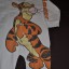 Pajac piżamkarozm 86 z tygryskiem bez stópek