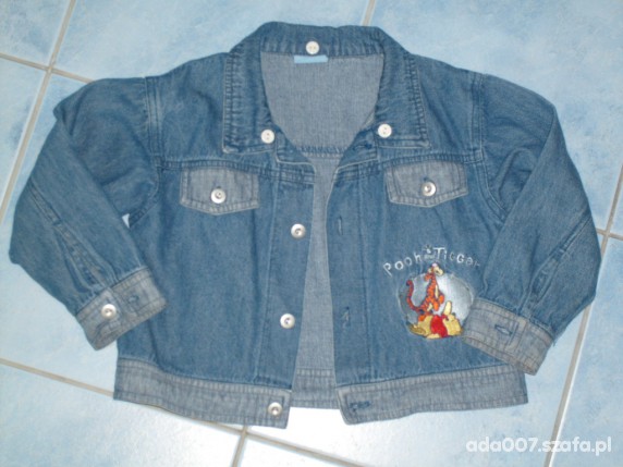 Jeansowa kurtka dla maluszka 1824 m