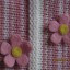 Sweterek różowy w paski z torebeczką
