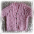 Różowy sweterek jak nowy 68