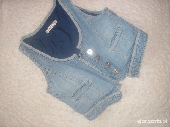 Kamizelka jeansowa