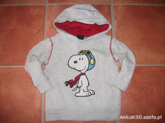 NEXT Snoopy bluza z kapturem r 98