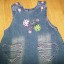 Jeansowa sukieneczka z biedronkami