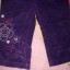 Fioletowe sztruksy r 6 9mcy