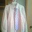koszula różowa z krawatem