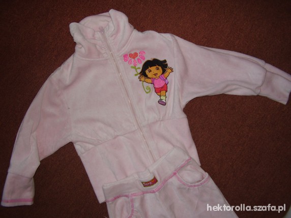 DORA i BUTEK welurowy dres 104