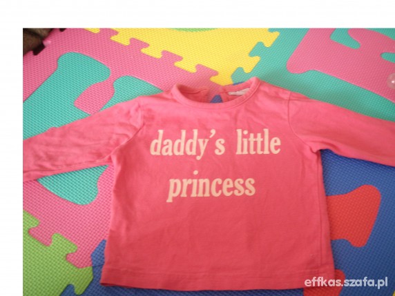 różowa bluzeczka dla córeczki tatusia