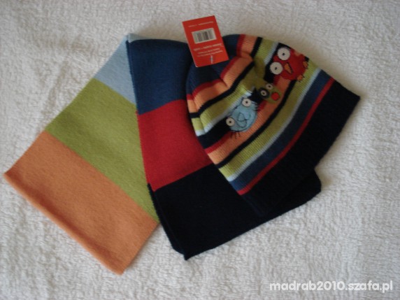 komplet dziecięcy czapka i szalik