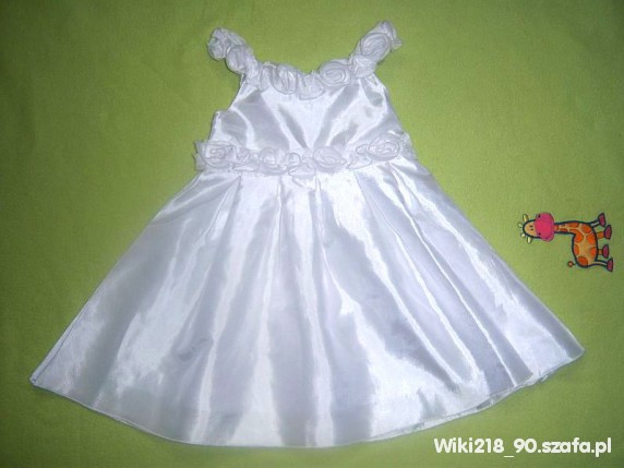 Biała sukienka rozmiar 80