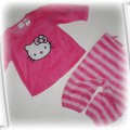 62 68 HM DRES HELLO KITTY WELUROWY RÓŻOWY