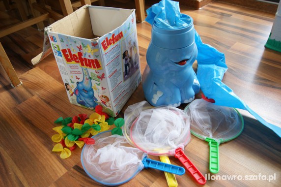 Elefun Gra słonik i motylki