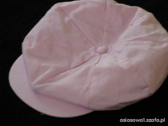 Jasno różowa czapeczka H&M obw 53 cm