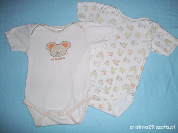 2 szt BODY C&A Baby Club 80