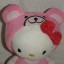 Hello Kitty Kotek maskotka z czapeczką