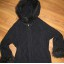 Czarny rozpinany sweterek z futrem RESERVED 122