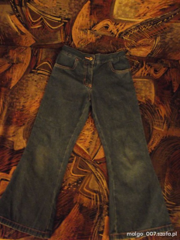 spodnie jeansowe dla dziewczynki 110116cm
