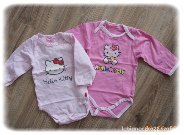 2 szt body i rampers HELLO KITTY słodkie