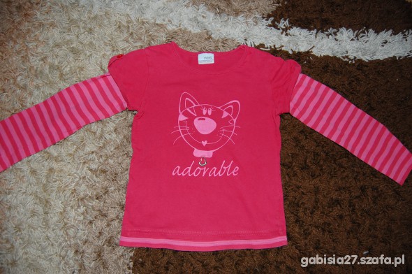 NEXT czerwona bluzeczka 116