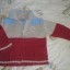 Śliczny sweterek Raspberry r80