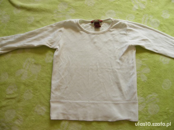 biała bluzka H&M