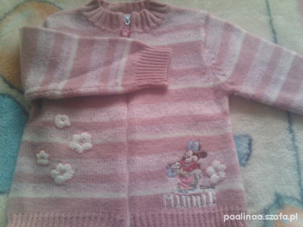 Sweterek z myszką Minnie Disney Baby