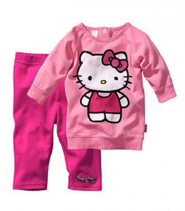 Długa bluza hello kitty 86 i leginsy