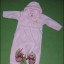 Różowy komplecik dla dziewczynki buciki GRATIS