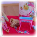 Lalka Barbie oryginalna z salonem psiej piękności