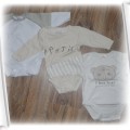 3 sztuki fajne body długi rękaw TANIO 0 do 3