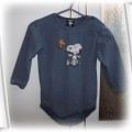 H&M 80 do 86 Super cieplutkie body SNOOPY