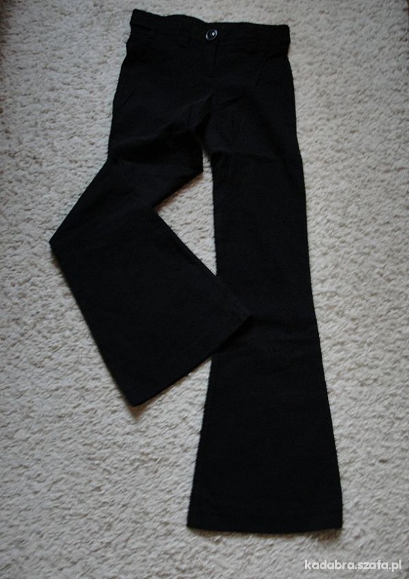 czarne eleganckie spodnie GENERATIONS r 140