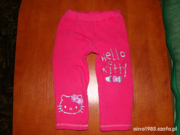 spodnie hello kitty 92 98