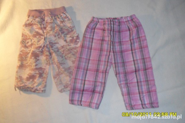 2 pary spodni dla dziewczynki