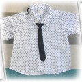 H&M 68 elegancka koszula z krawatem