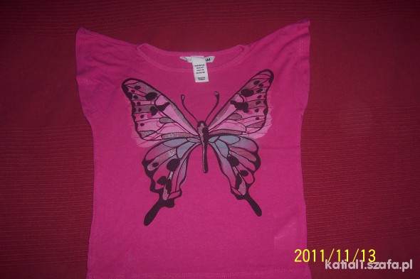 bluzka motyl H&M
