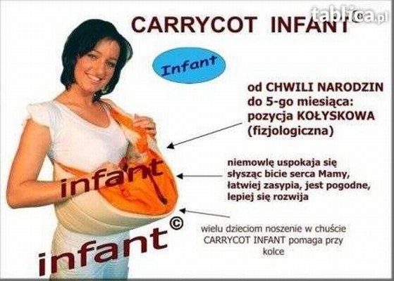 NOSIDŁO CHUSTA CARRYCOT INFANT
