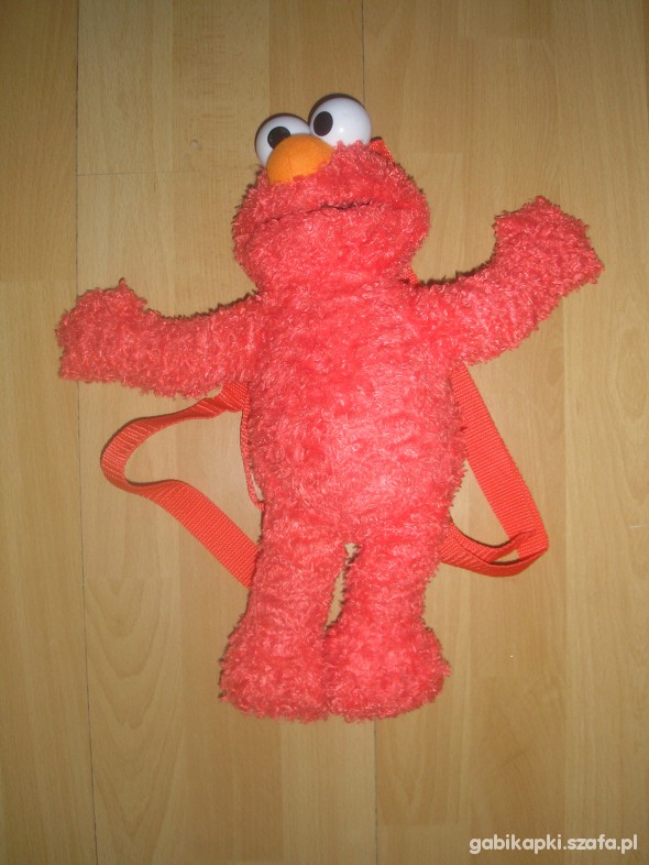 ELMO sesame street pluszak plecaczek