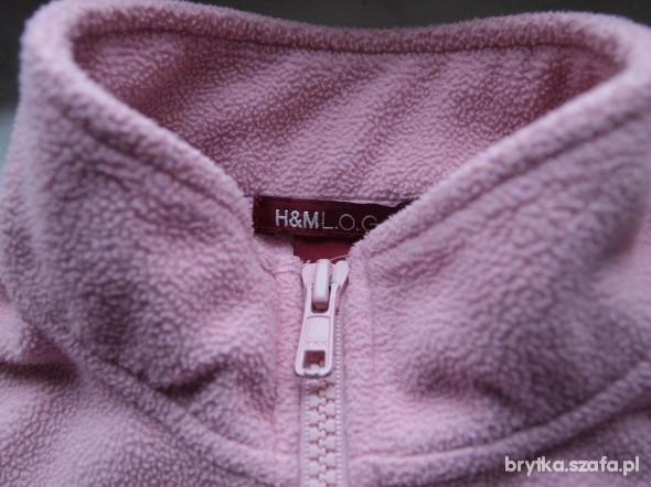 Rozowy polarek H&M 110