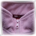 Rozowy polarek H&M 110