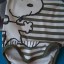 H&M 86 92 Świetne pasiaste body SNOOPY