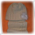 Kpl zimowy czapka i szalik dla dziewczynki