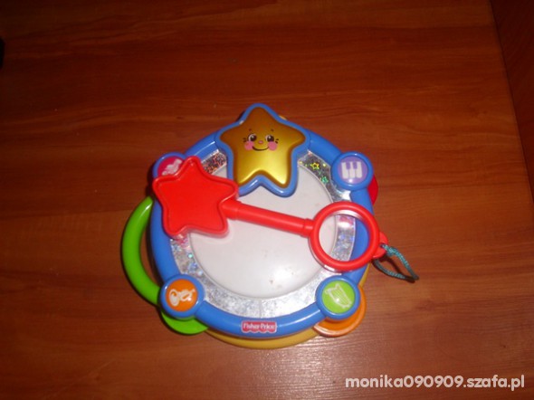 TAmburyn FISHER PRICE z gwaizdką