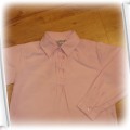 różowa koszula z haftami HM