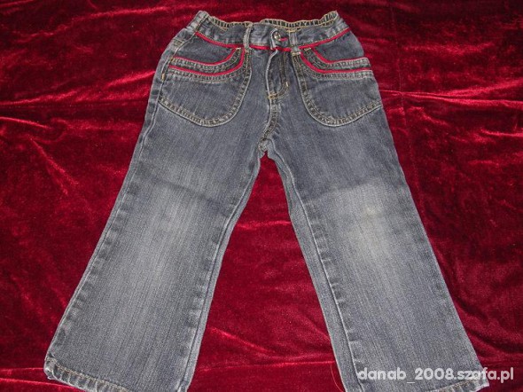 spodnie jeansowe i dresowe 3 lata