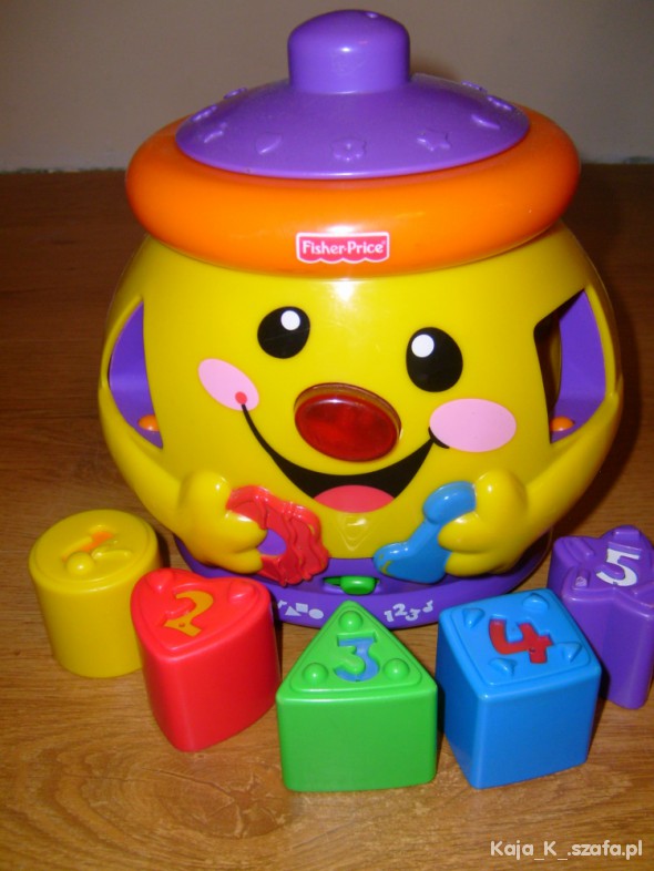 Garnuszek na klocuszek fisher price po polsku