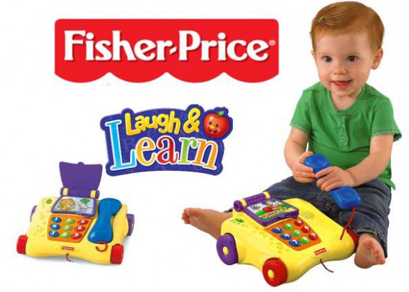 CYFERKOWY TELEFONIK DWUJĘZYCZNY FISHER PRICE