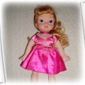 Lalka w różowej sukience 33 cm