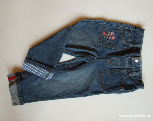 98 spodnie jeans Jasper Conran hafty